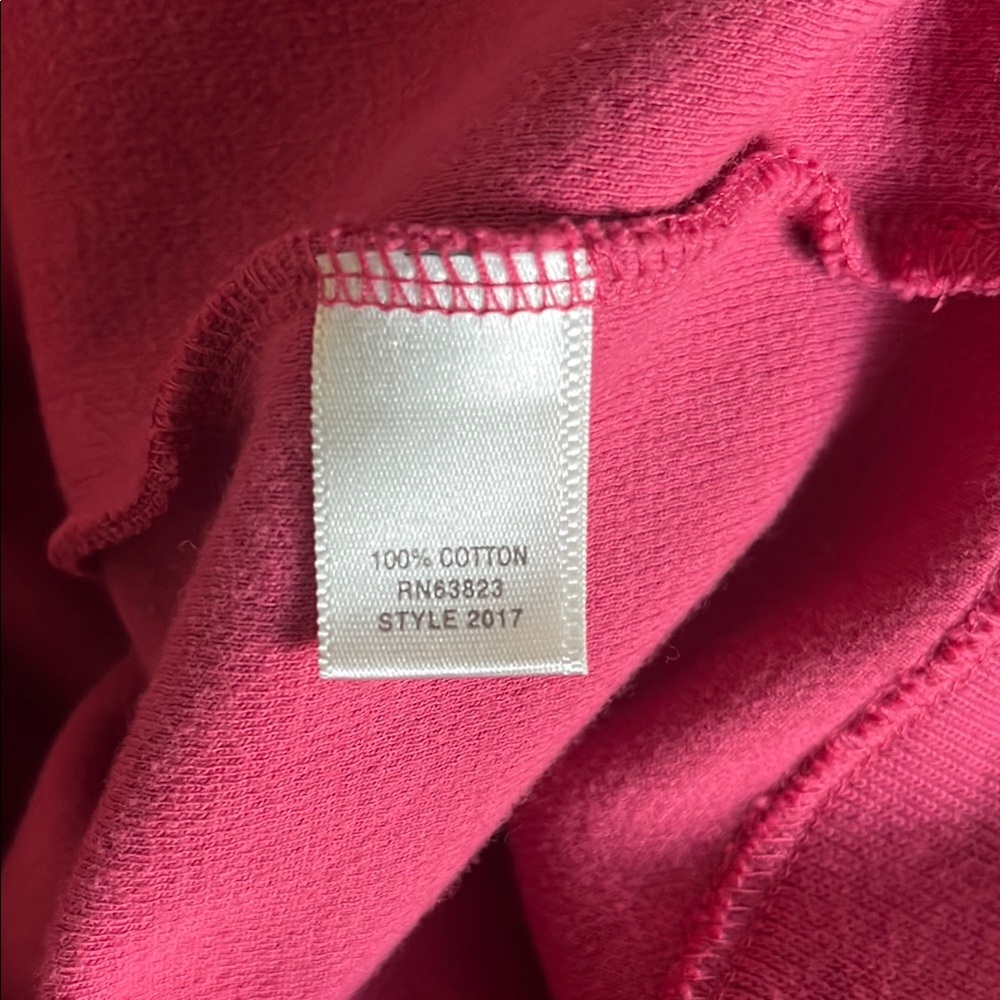 CJ Banks Pink and White Zip-Up Sweater Vest - Picture 4 of 5